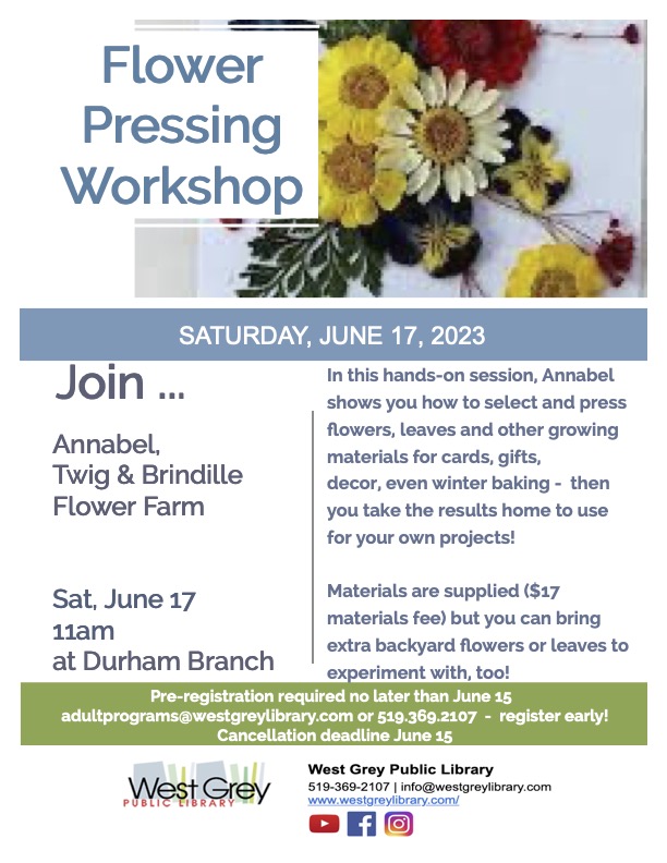 Flower pressing